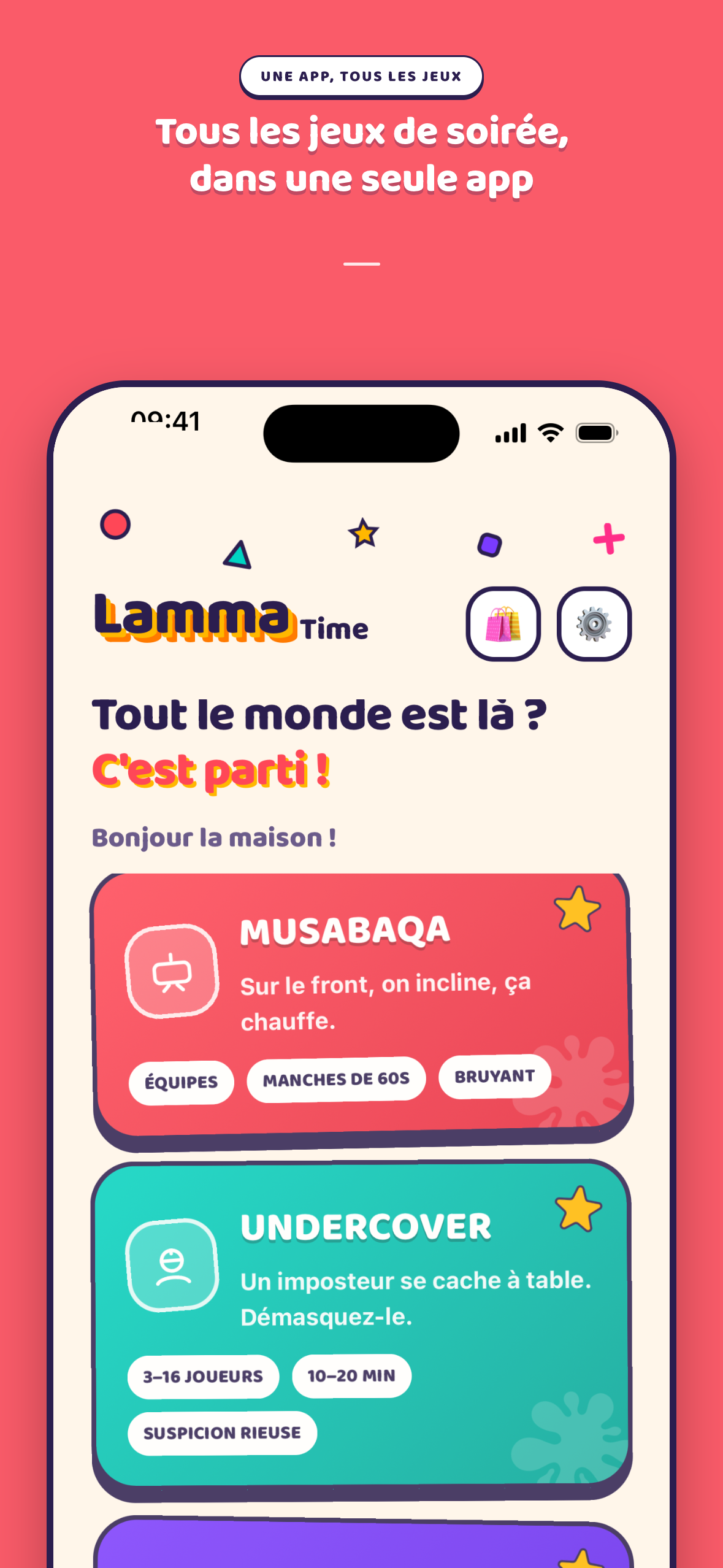 Lamma Time — écran 1/7