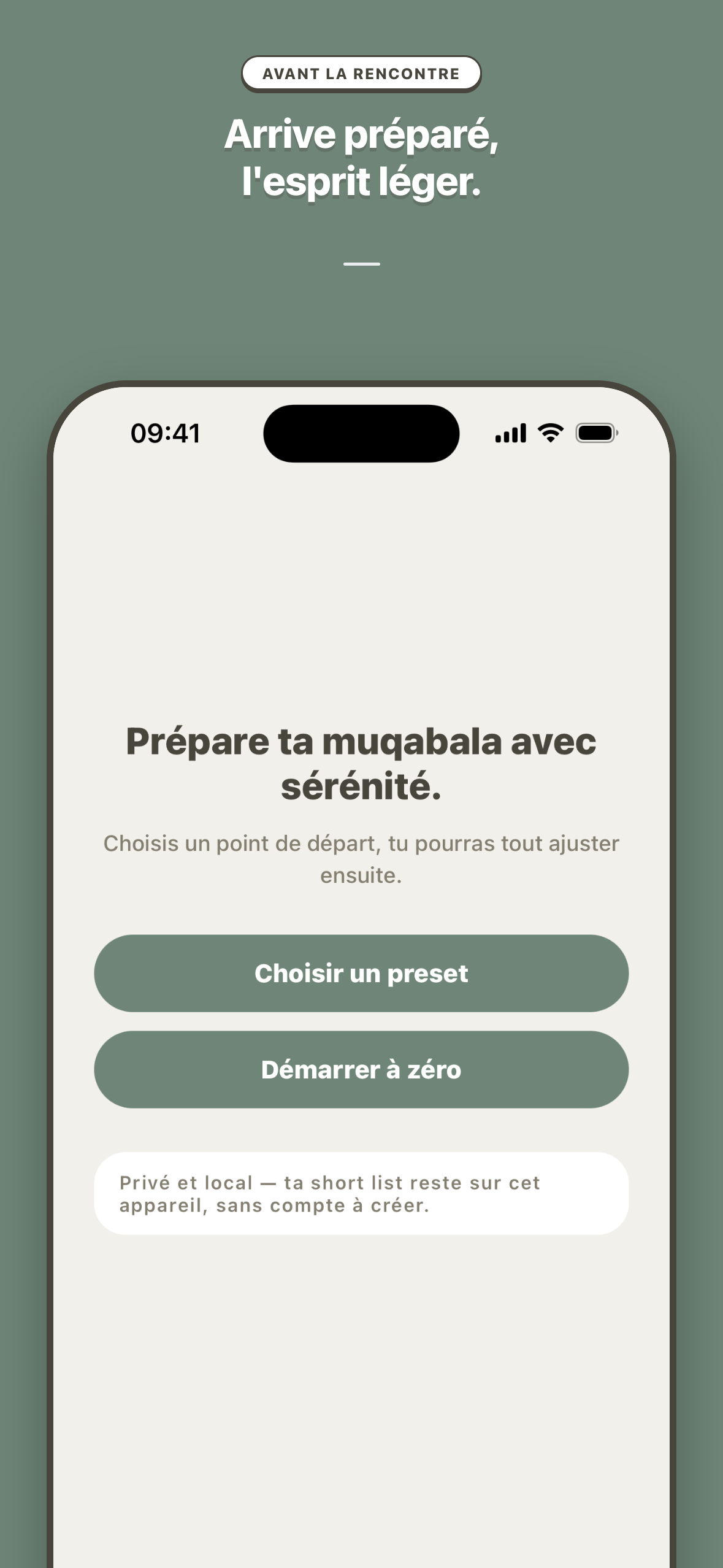 Muqabala — écran 1/5