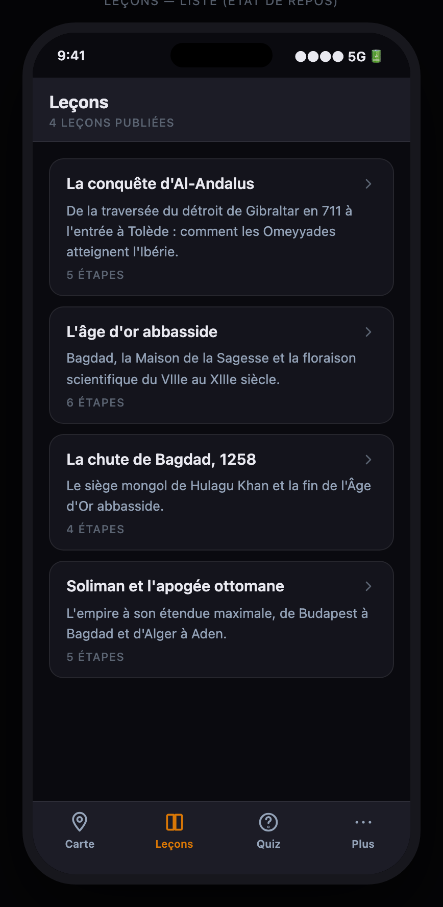 Maquette de Muslimap