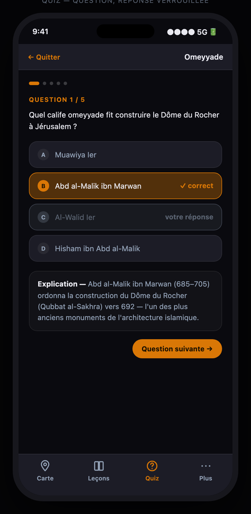 Maquette de Muslimap